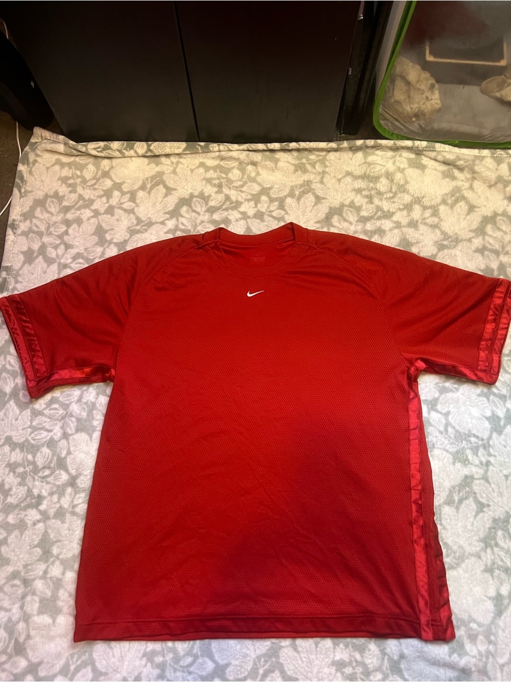 Nike Red Short Sleeve Dri-FIT Style Athletic Tee